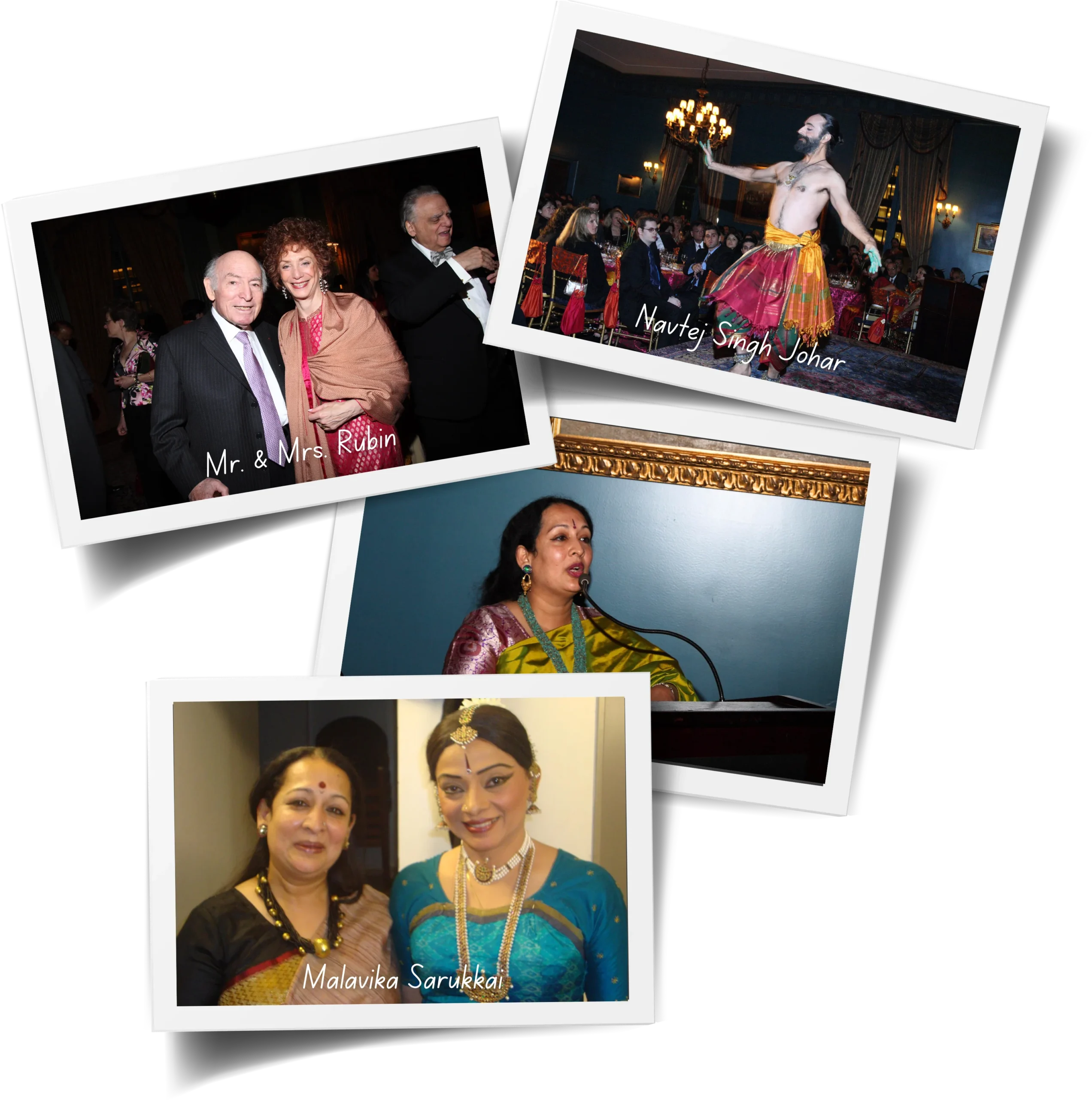 With Mr. and Mrs. Rubin, Navtej Singh Johar and Malavika Sarukkai